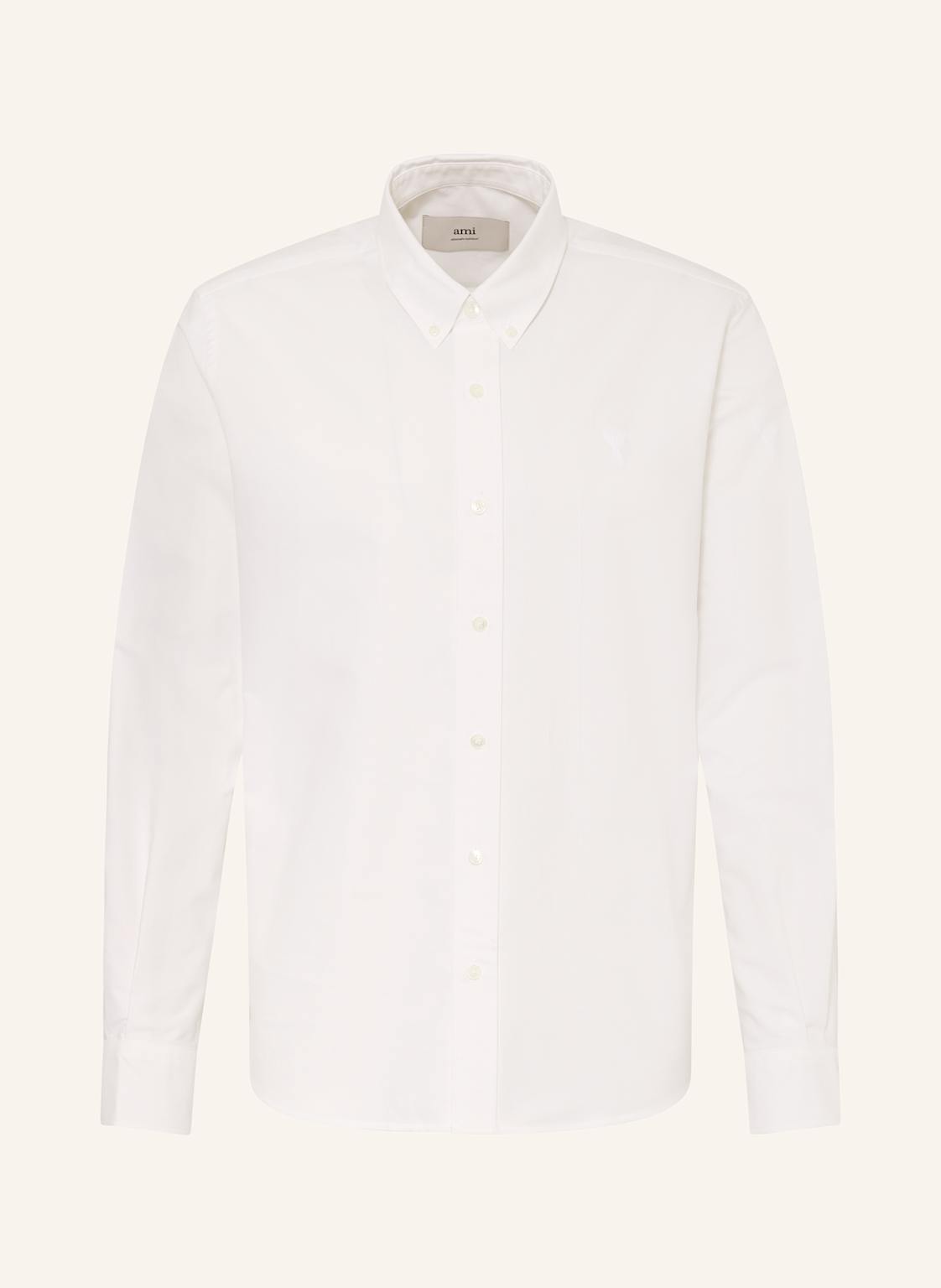 Ami Paris Oxfordhemd Extra Slim Fit weiss Ami Paris Oxfordhemd Extra Slim Fit weiss von AMI PARIS