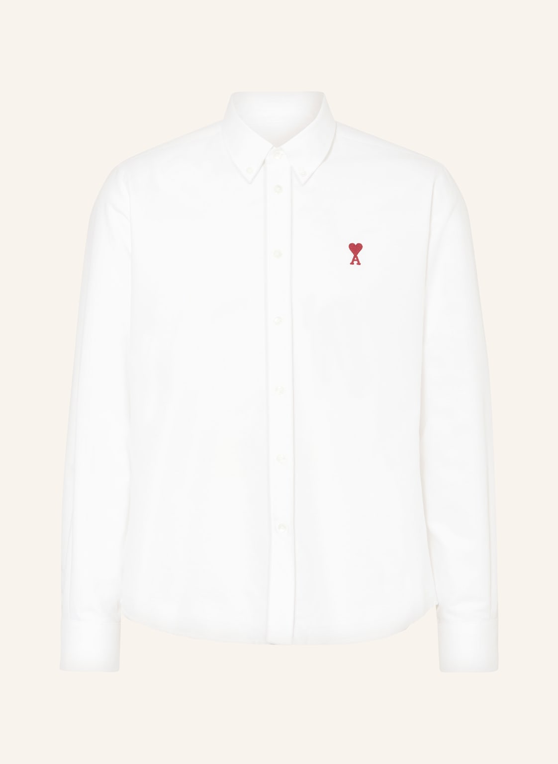 Ami Paris Oxfordhemd Extra Slim Fit weiss Ami Paris Oxfordhemd Extra Slim Fit weiss von AMI PARIS