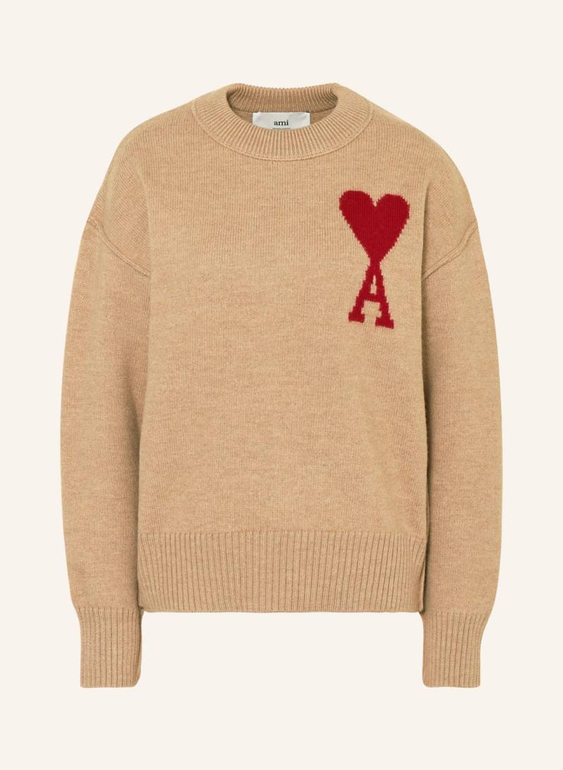 Ami Paris Pullover braun von AMI PARIS