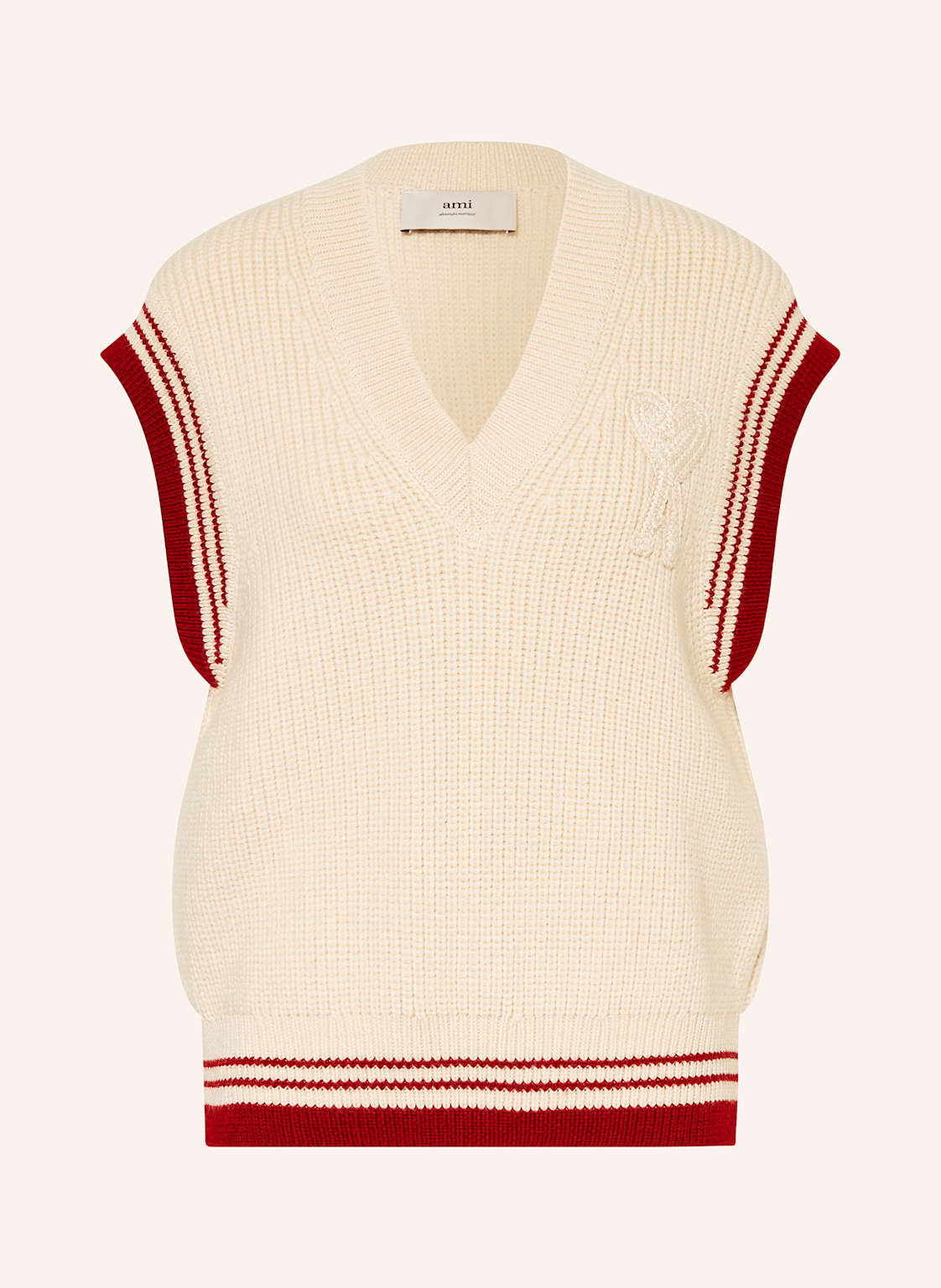 Ami Paris Pullunder beige Ami Paris Pullunder beige von AMI PARIS