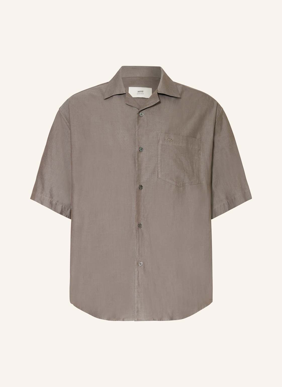 Ami Paris Resorthemd Boxy Fit beige Ami Paris Resorthemd Boxy Fit beige von AMI PARIS