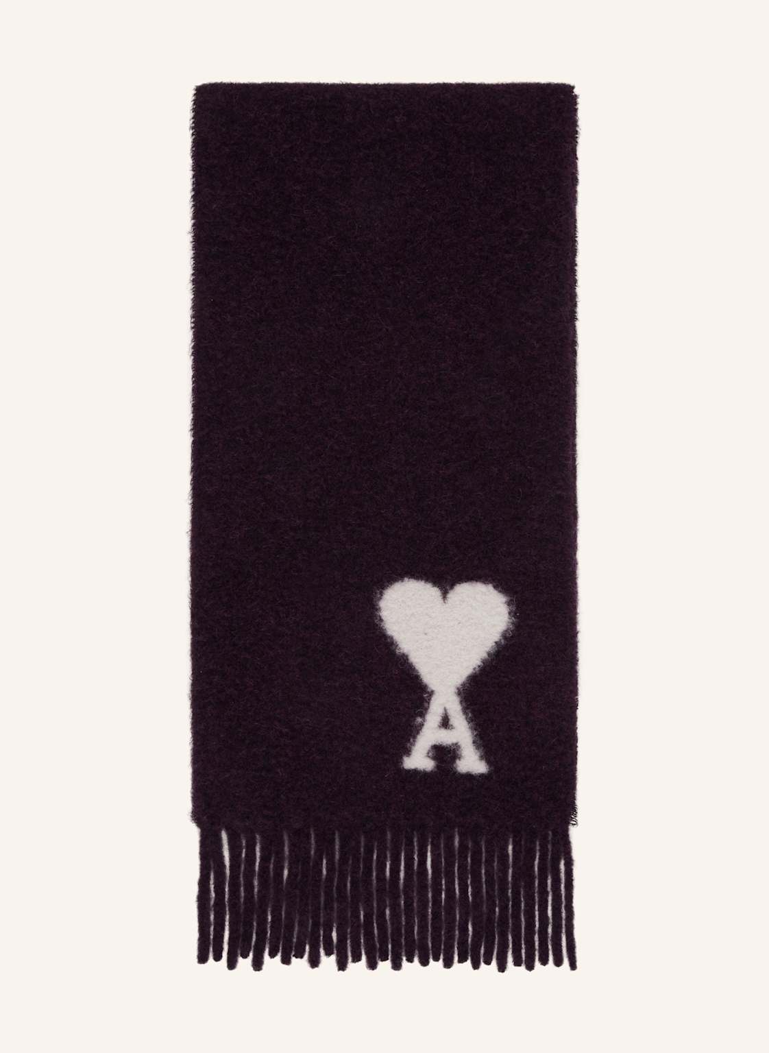 Ami Paris Schal Aus Alpaka lila Ami Paris Schal Aus Alpaka lila von AMI PARIS