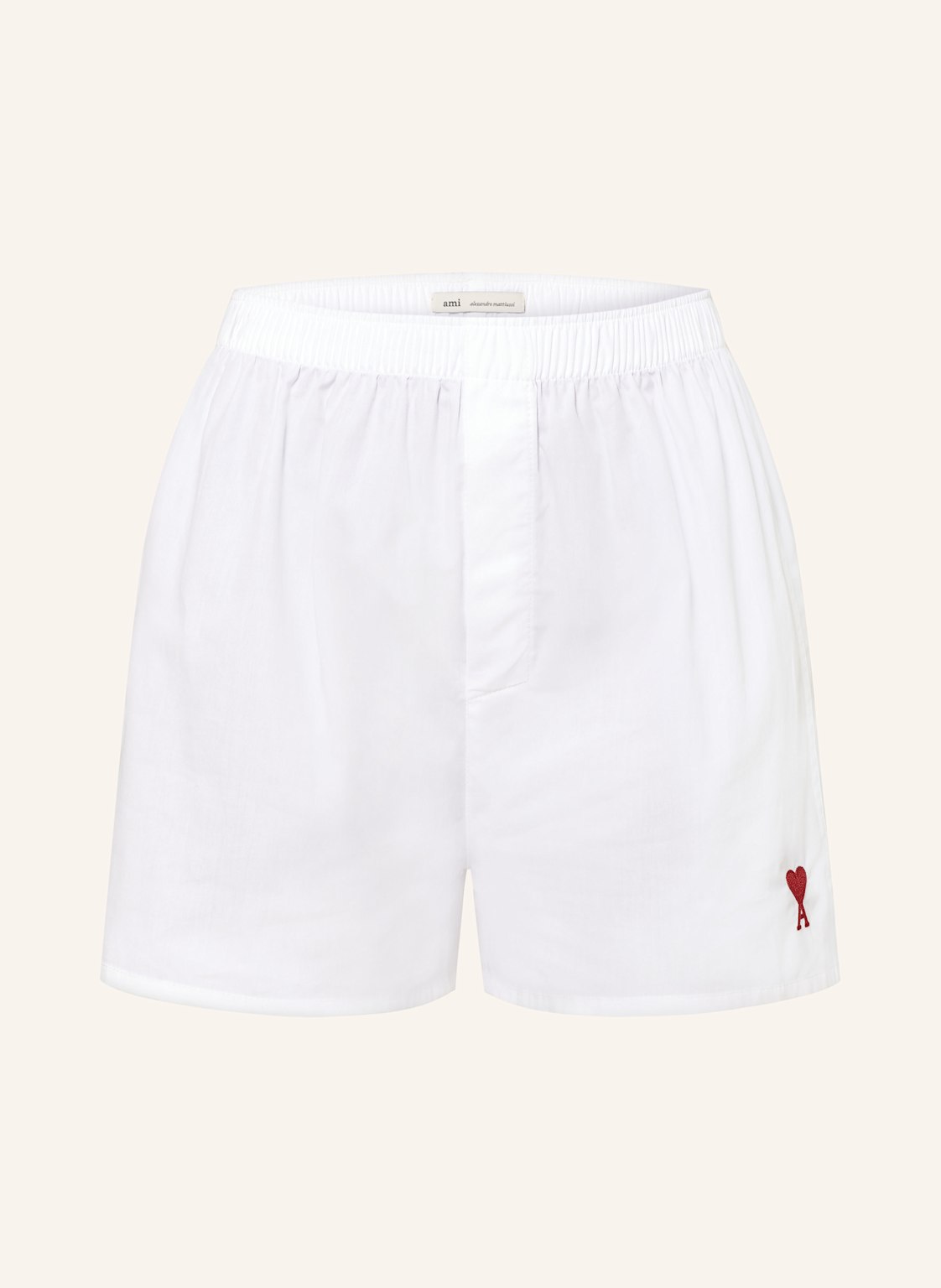 Ami Paris Shorts weiss von AMI PARIS