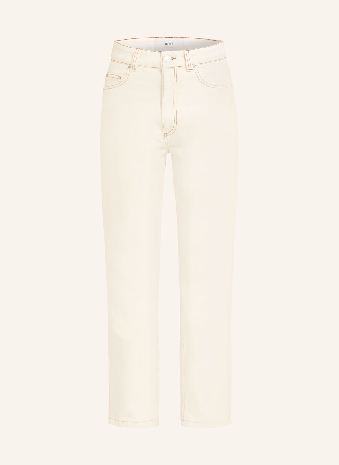 Ami Paris Straight Jeans beige Ami Paris Straight Jeans beige von AMI PARIS