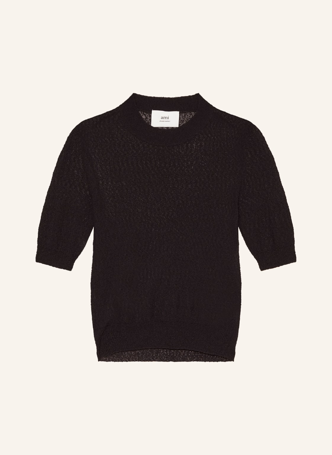 Ami Paris Strickshirt schwarz von AMI PARIS