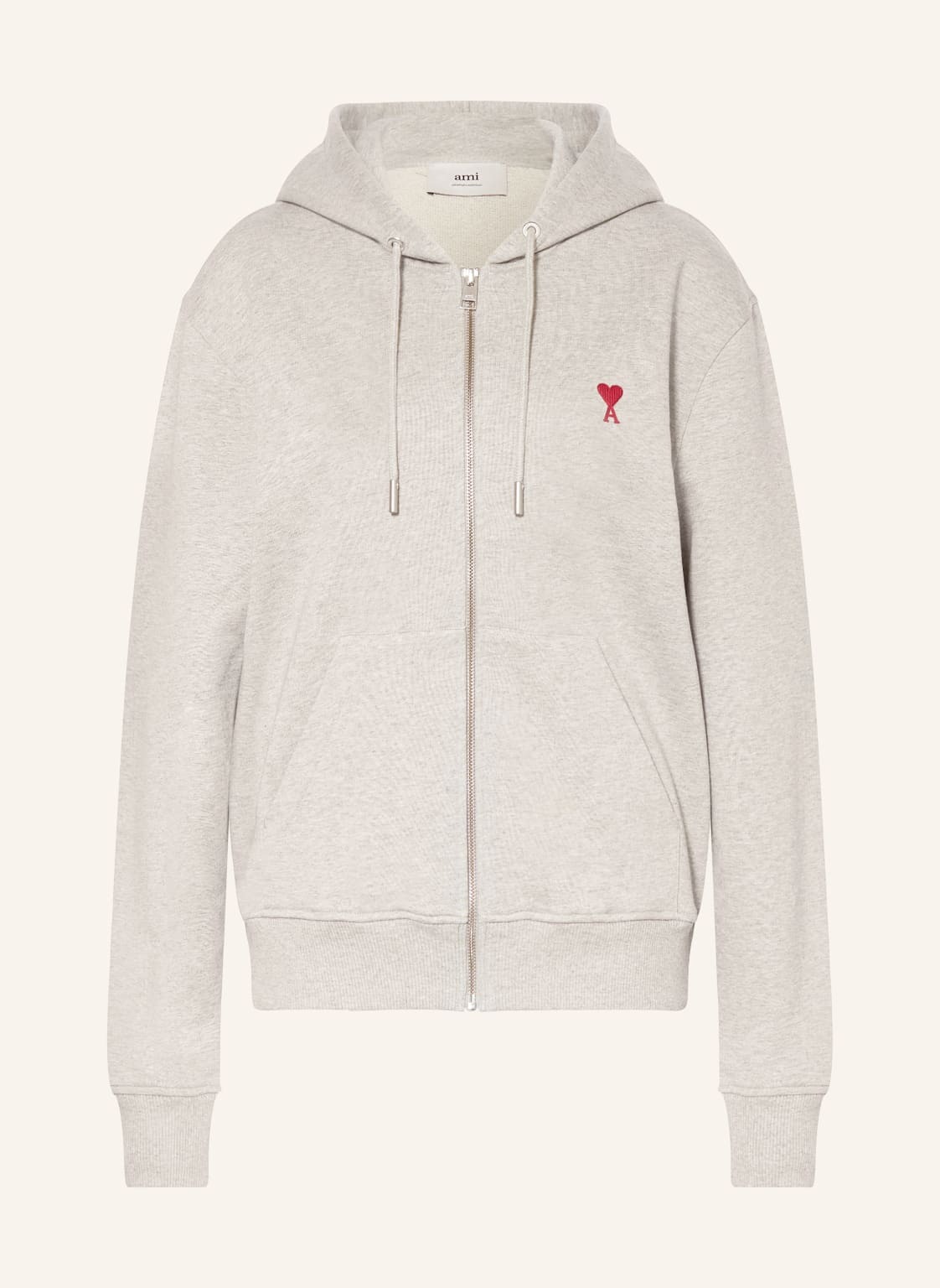 Ami Paris Sweatjacke grau Ami Paris Sweatjacke grau von AMI PARIS