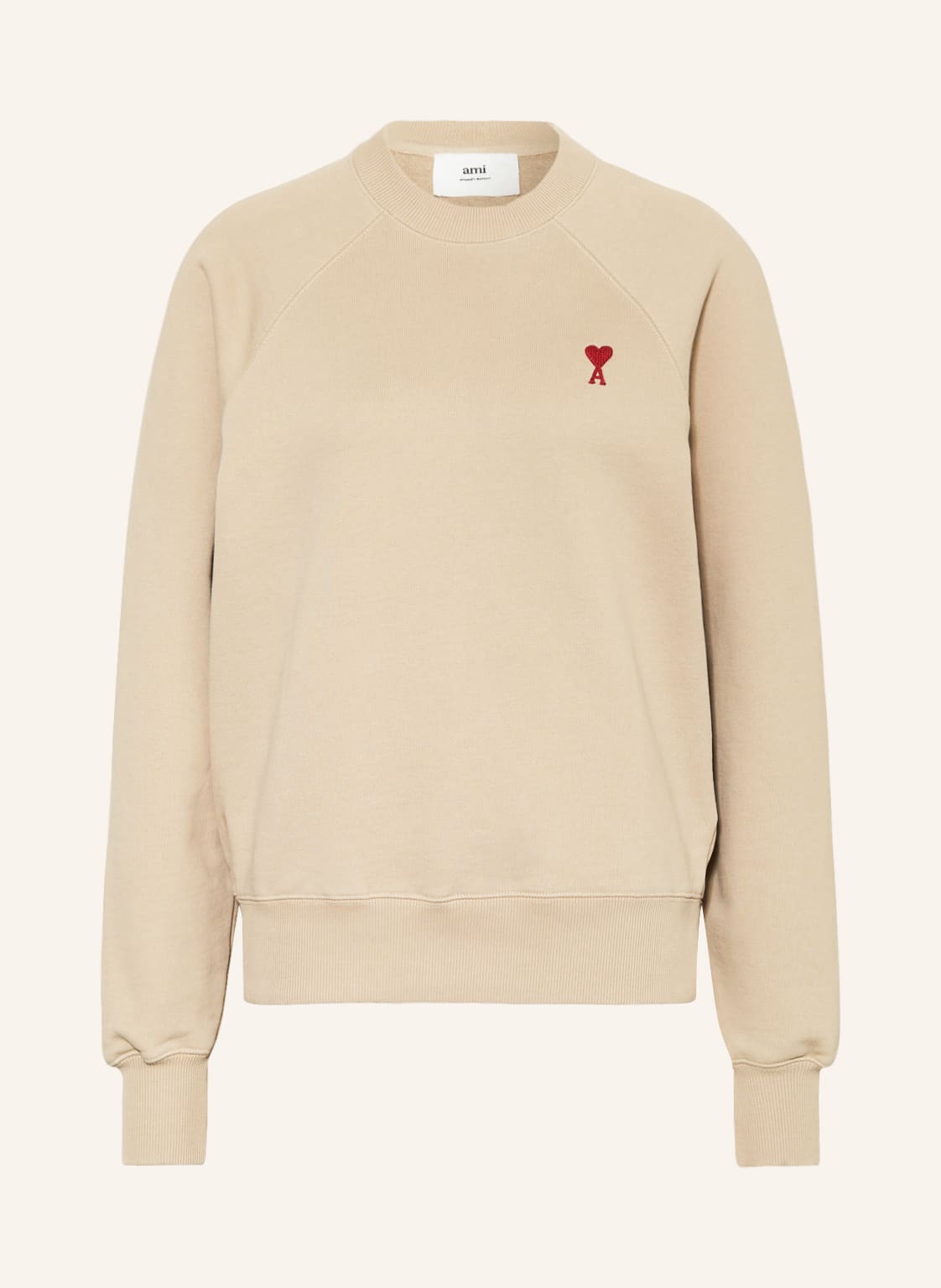 Ami Paris Sweatshirt beige von AMI PARIS