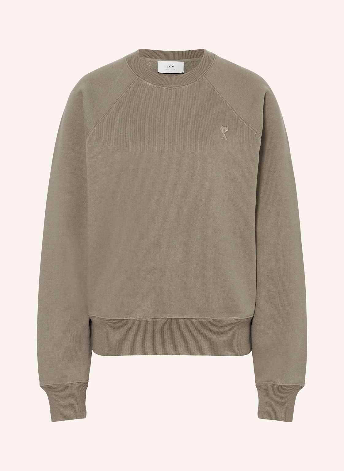 Ami Paris Sweatshirt beige Ami Paris Sweatshirt beige von AMI PARIS