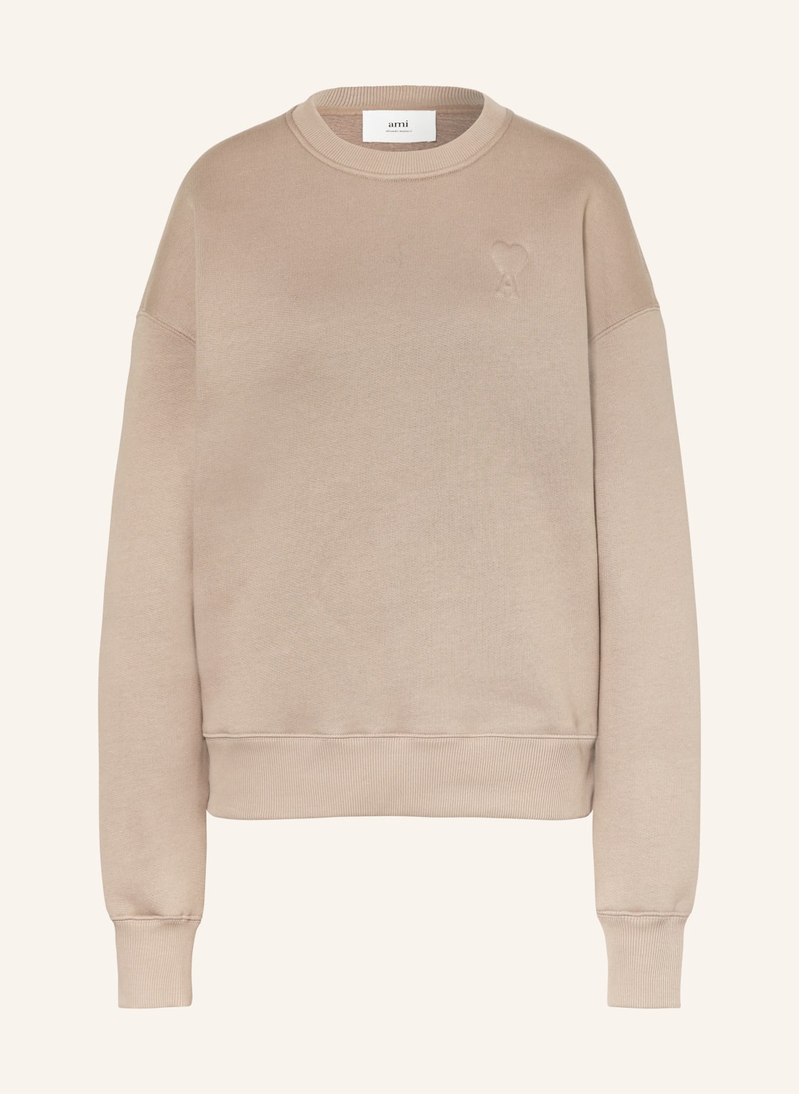 Ami Paris Sweatshirt beige von AMI PARIS