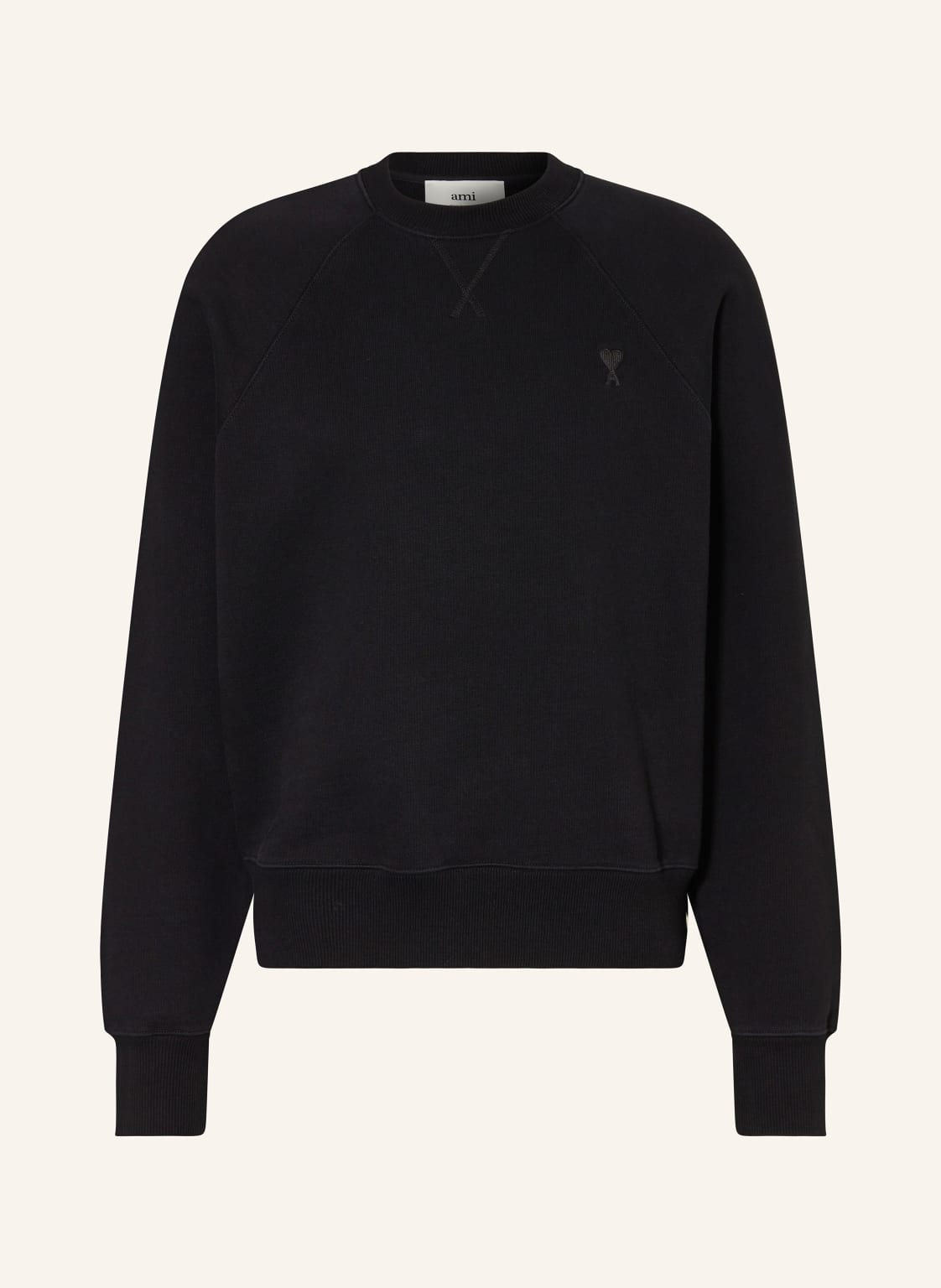 Ami Paris Sweatshirt schwarz Ami Paris Sweatshirt schwarz von AMI PARIS