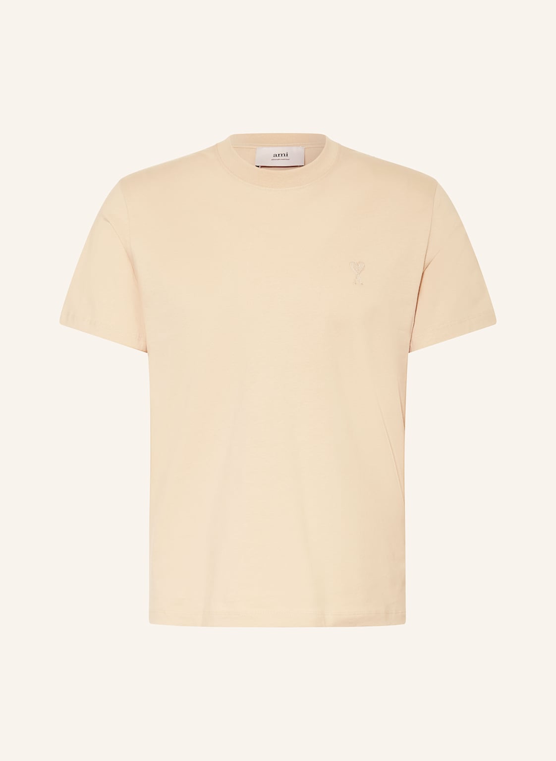 Ami Paris T-Shirt beige Ami Paris T-Shirt beige von AMI PARIS