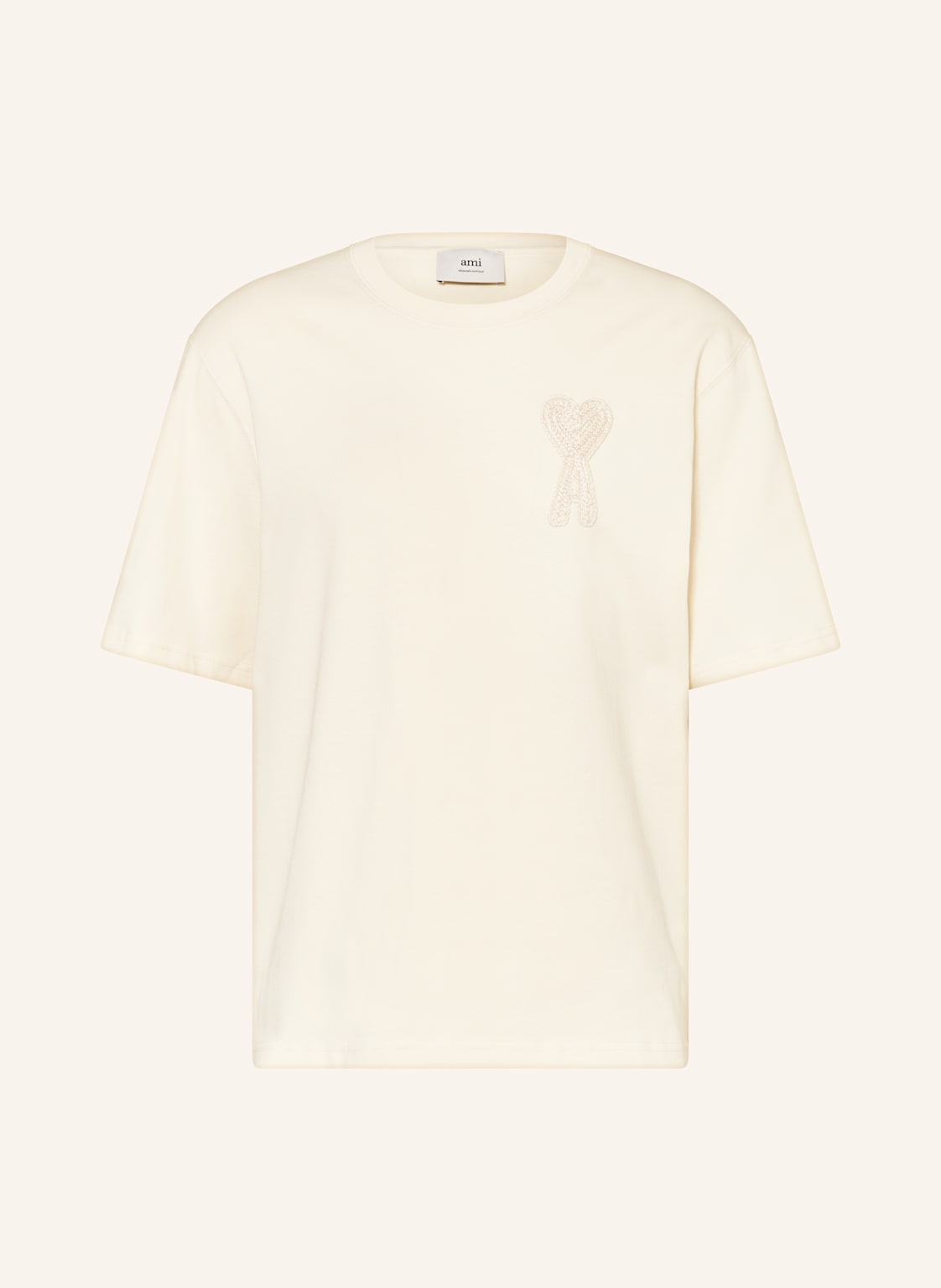 Ami Paris T-Shirt weiss Ami Paris T-Shirt weiss von AMI PARIS