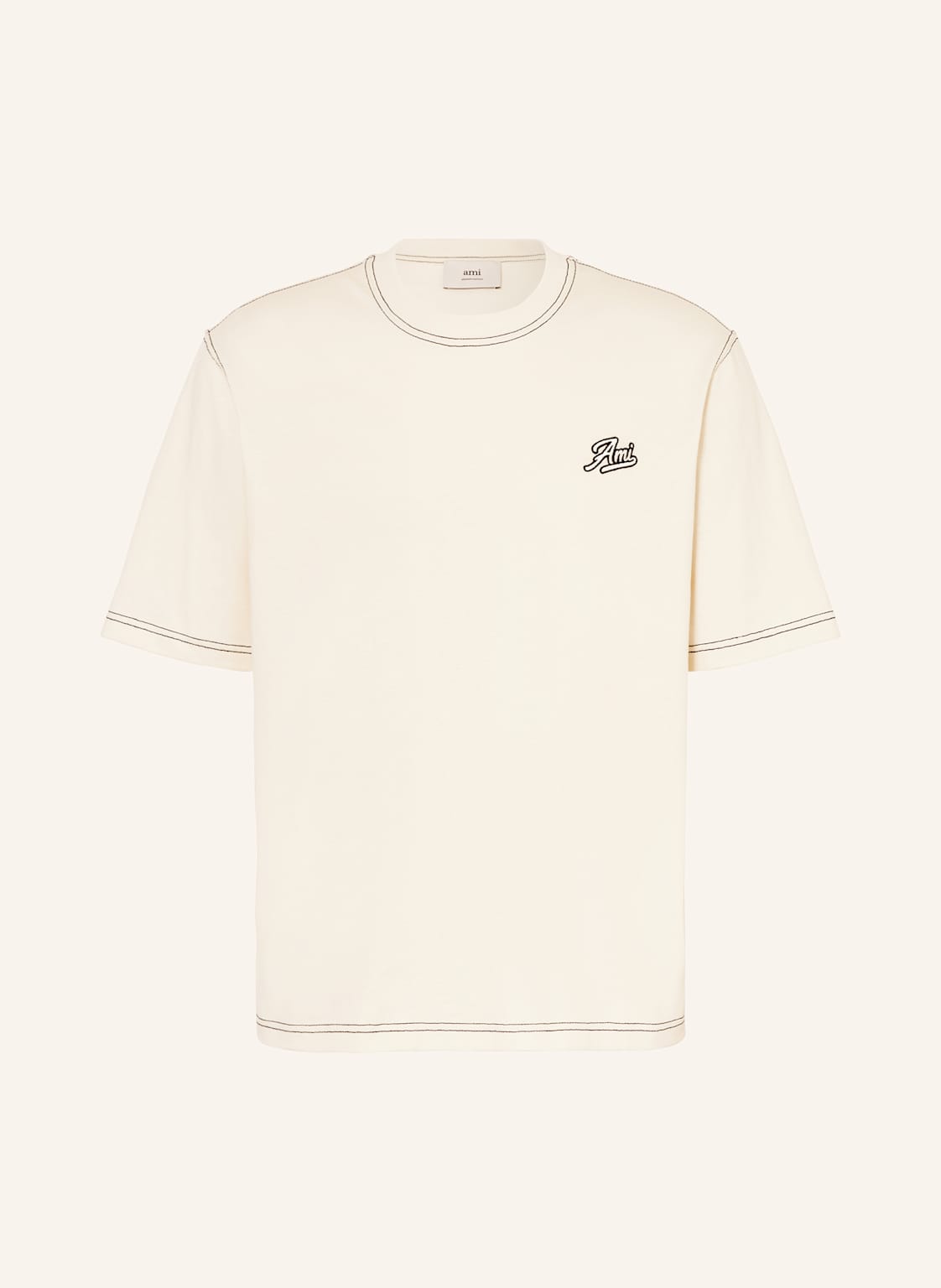 Ami Paris T-Shirt weiss von AMI PARIS