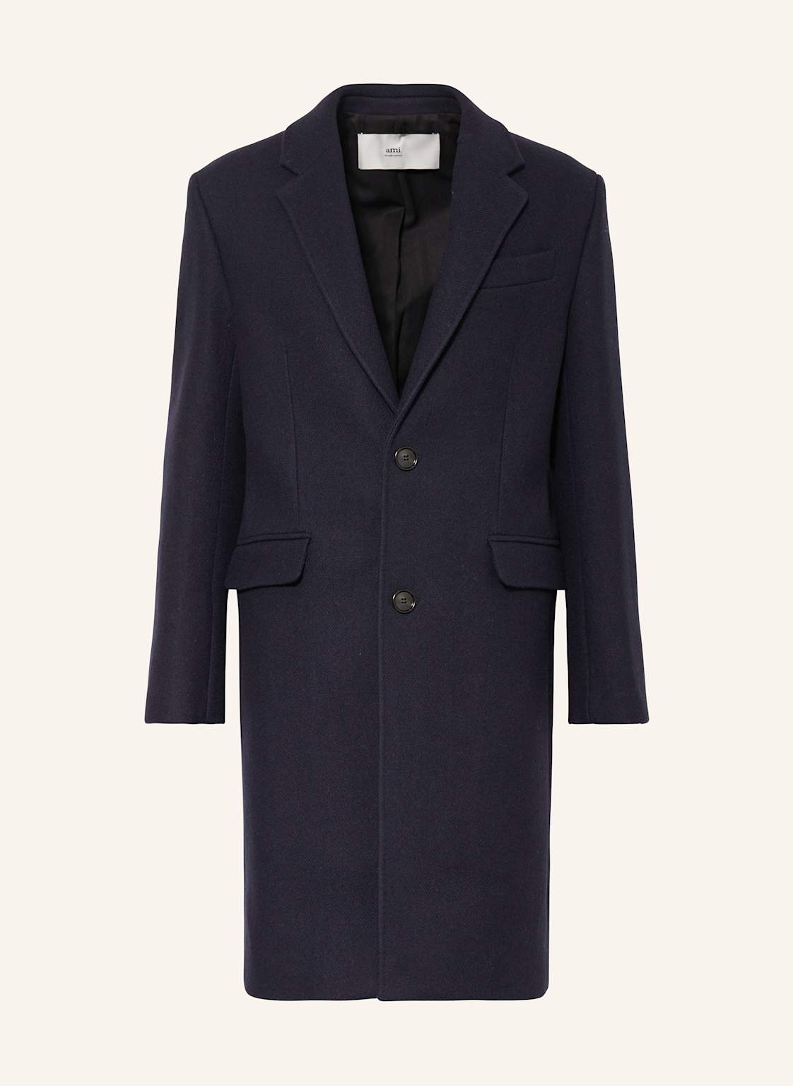 Ami Paris Wollmantel blau Ami Paris Wollmantel blau von AMI PARIS
