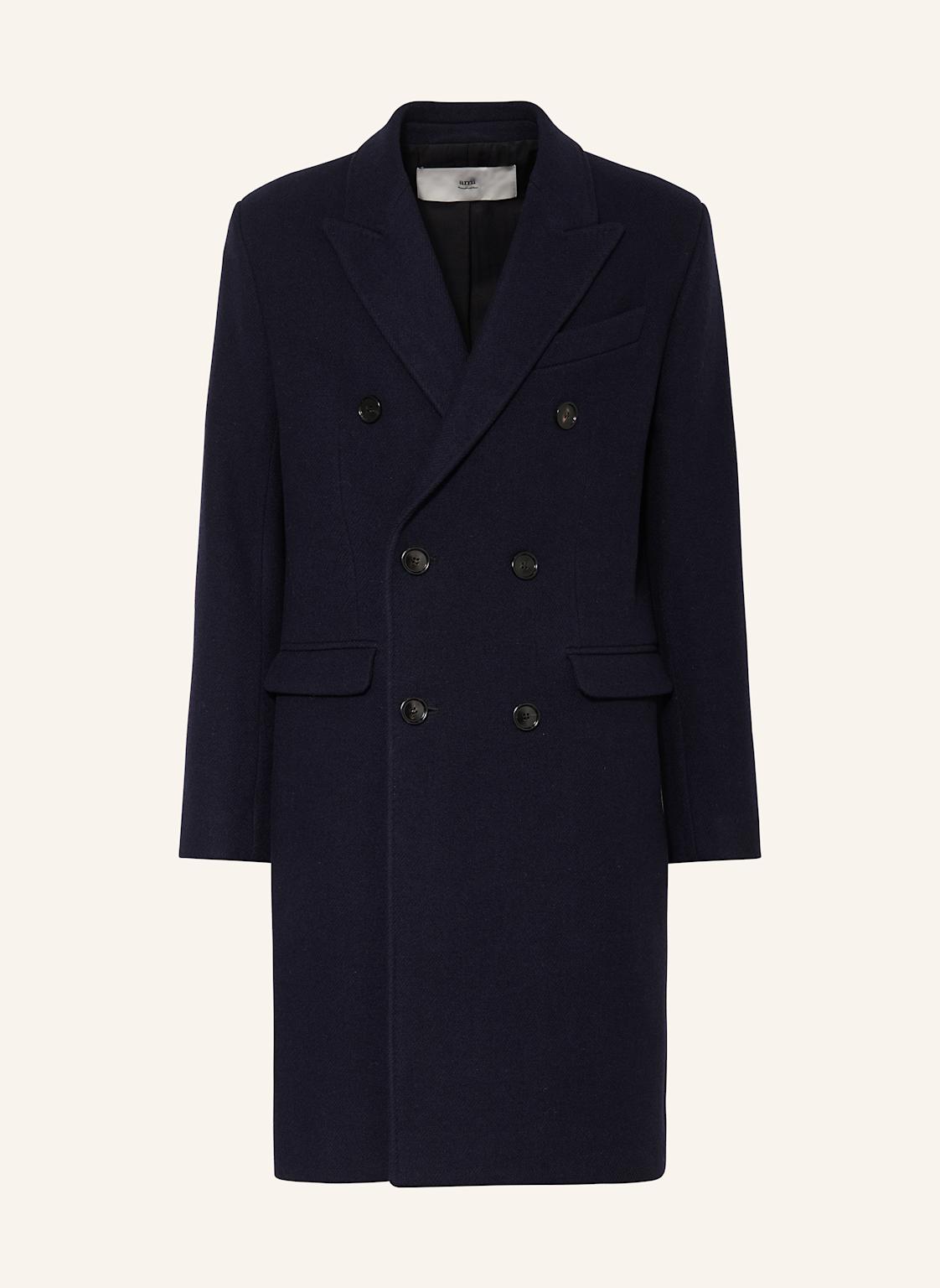 Ami Paris Wollmantel blau Ami Paris Wollmantel blau von AMI PARIS