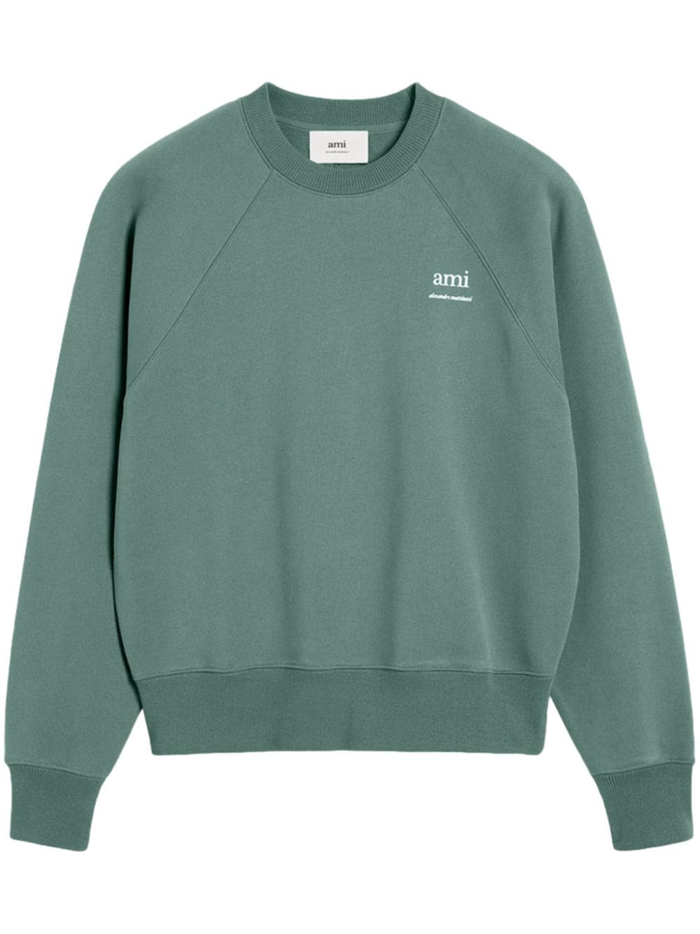 AMI Paris Ami Alexandre Mattiussi organic-cotton sweatshirt - Green von AMI Paris