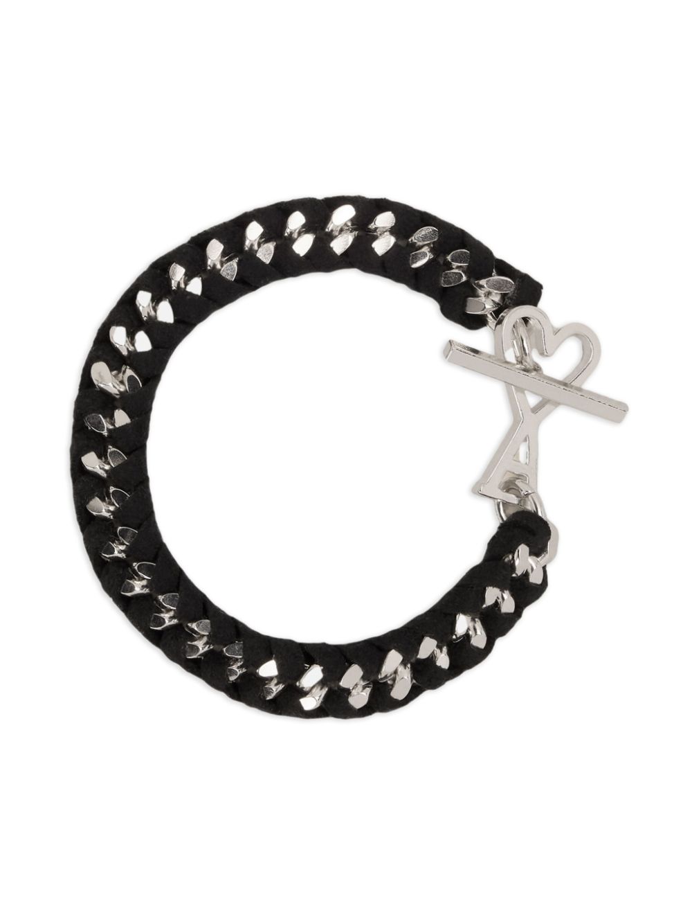 AMI Paris Ami De Coeur Chain bracelet - Black von AMI Paris