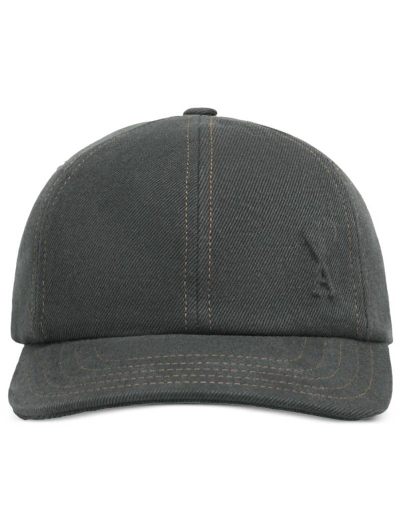 AMI Paris Ami De Coeur embossed cap - Grey von AMI Paris