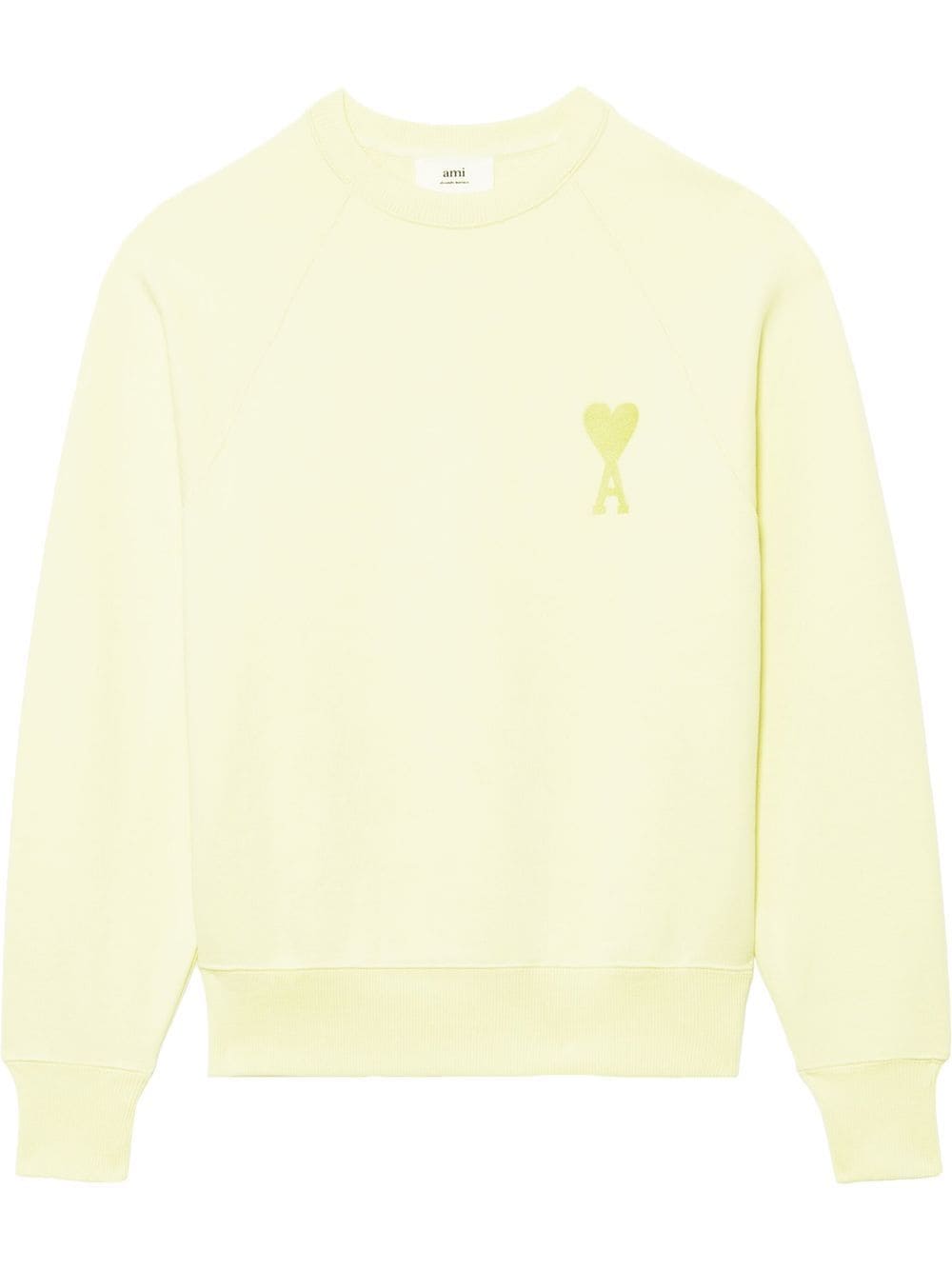 AMI Paris Ami de Coeur sweatshirt - Yellow von AMI Paris