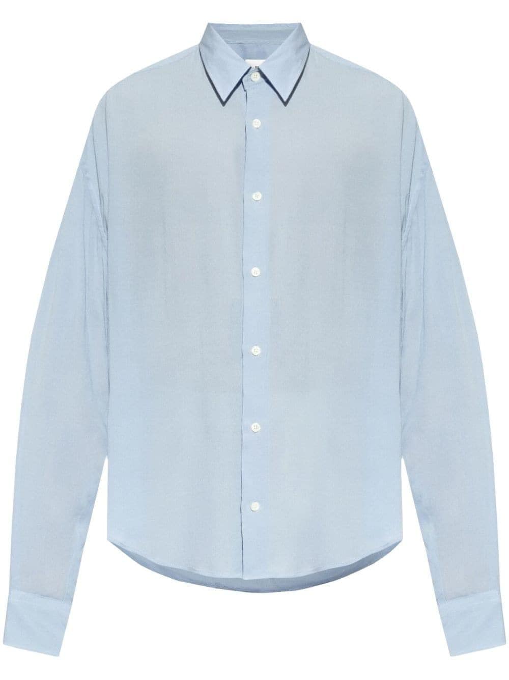 AMI Paris Ami de Coeur button-up shirt - Blue von AMI Paris