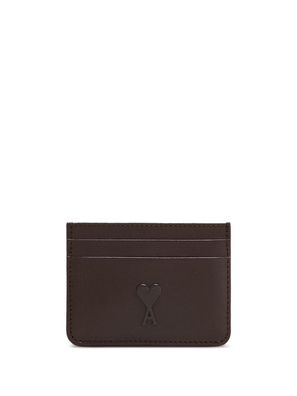 AMI Paris Ami de Coeur card holder - Brown von AMI Paris