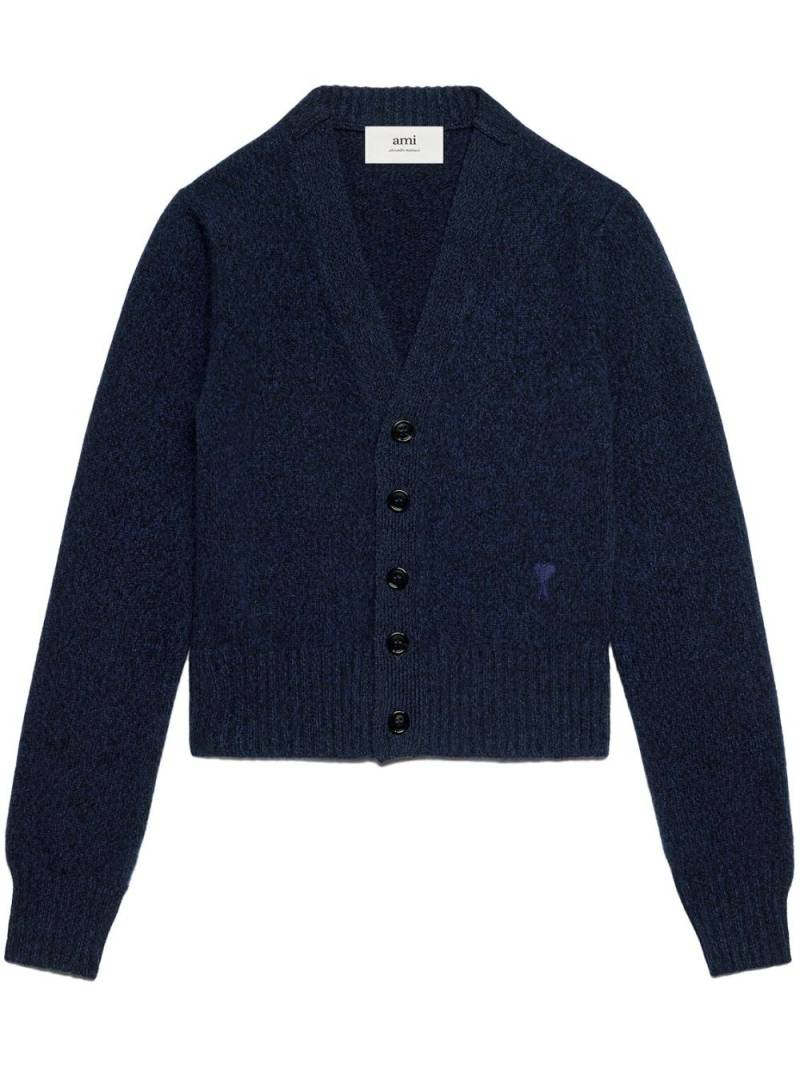 AMI Paris Ami de Coeur cardigan - Blue von AMI Paris