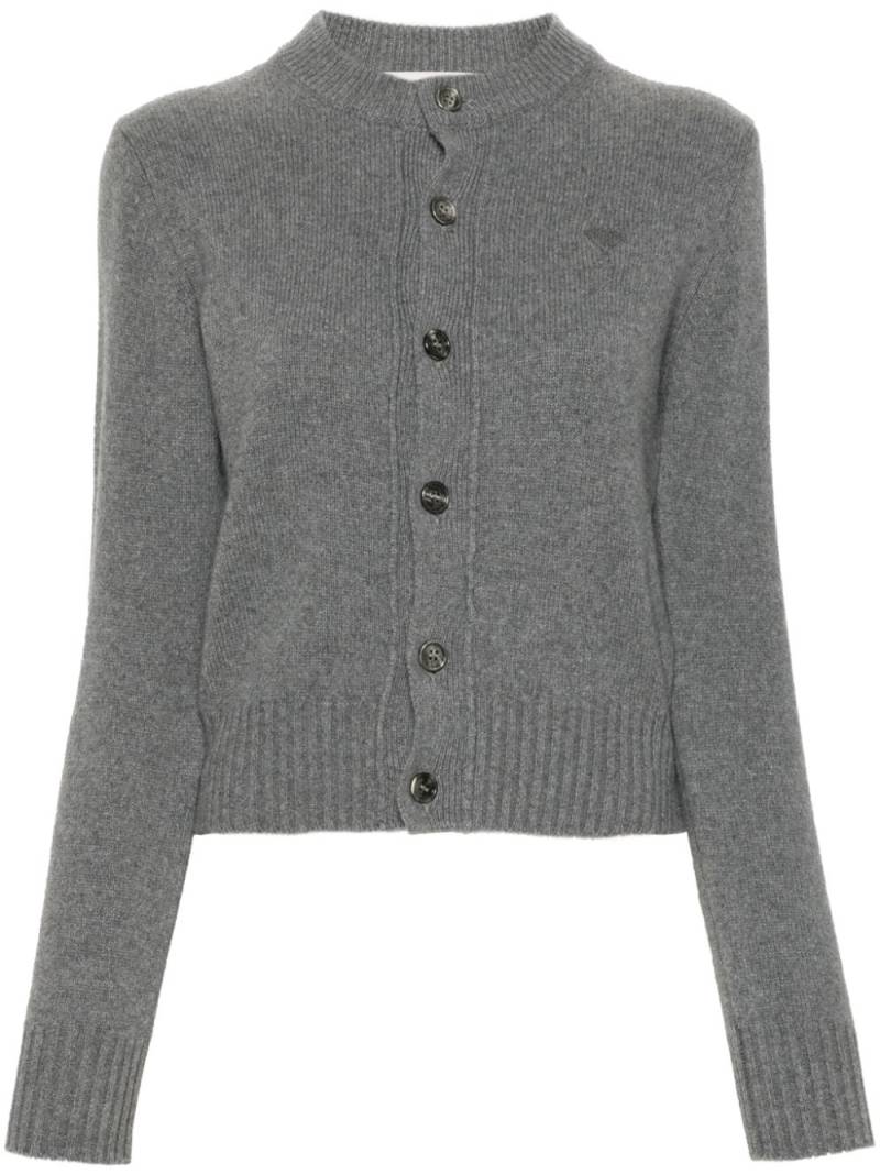 AMI Paris Ami de Coeur cardigan - Grey von AMI Paris