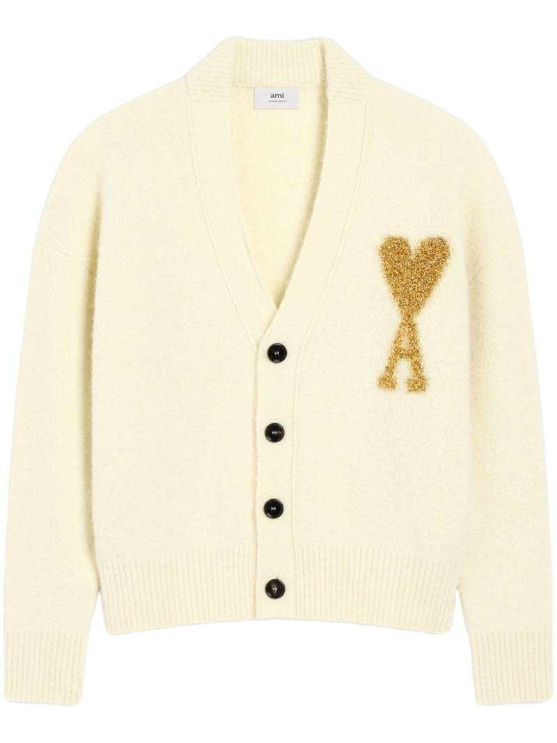 AMI Paris Ami de Coeur cardigan - Neutrals von AMI Paris