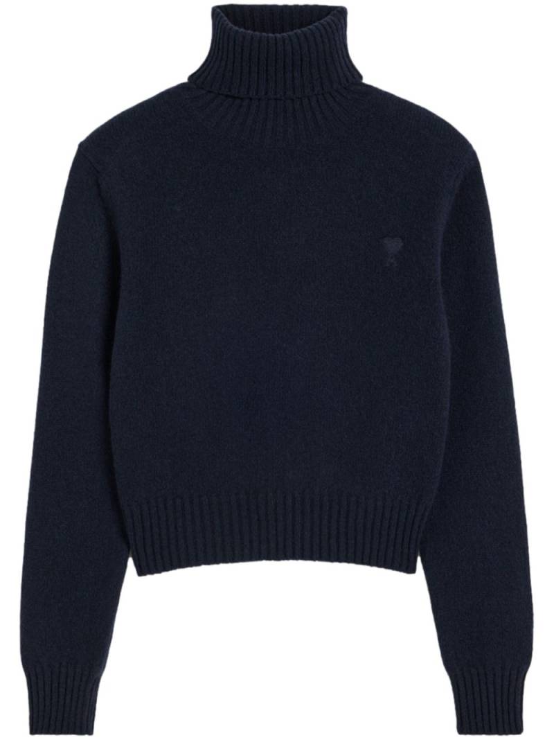 AMI Paris Ami de Coeur cashmere jumper - Blue von AMI Paris