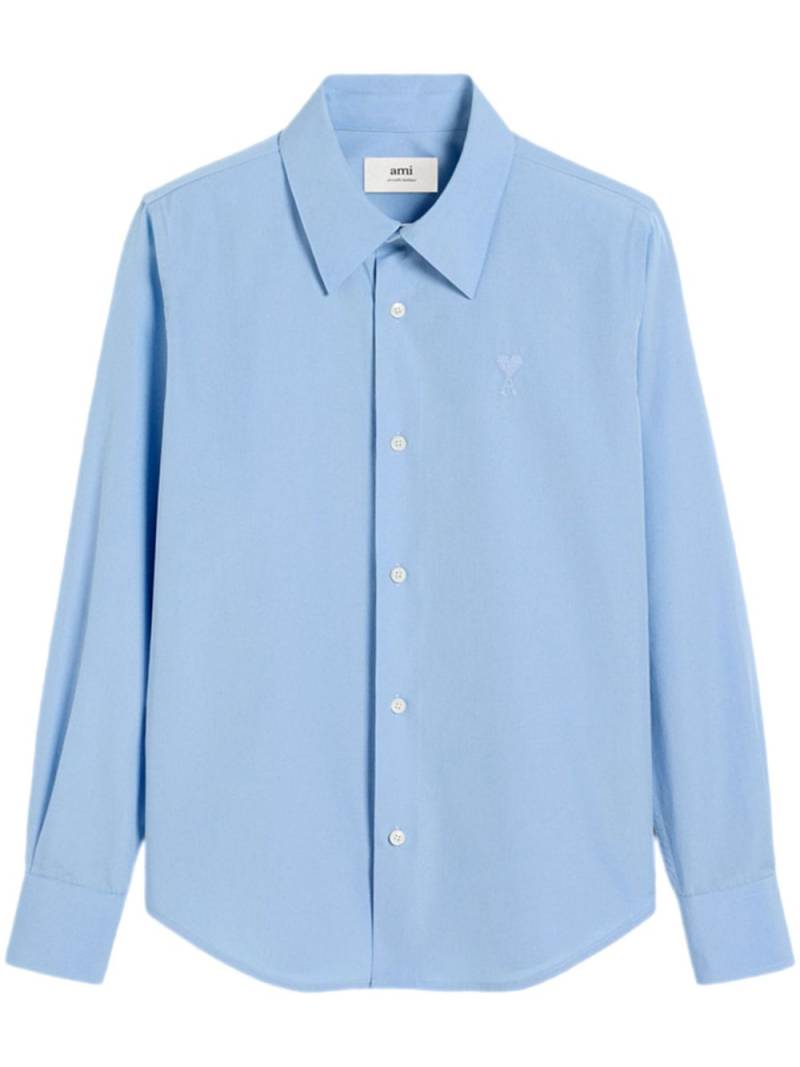 AMI Paris Ami de Coeur cotton shirt - Blue von AMI Paris