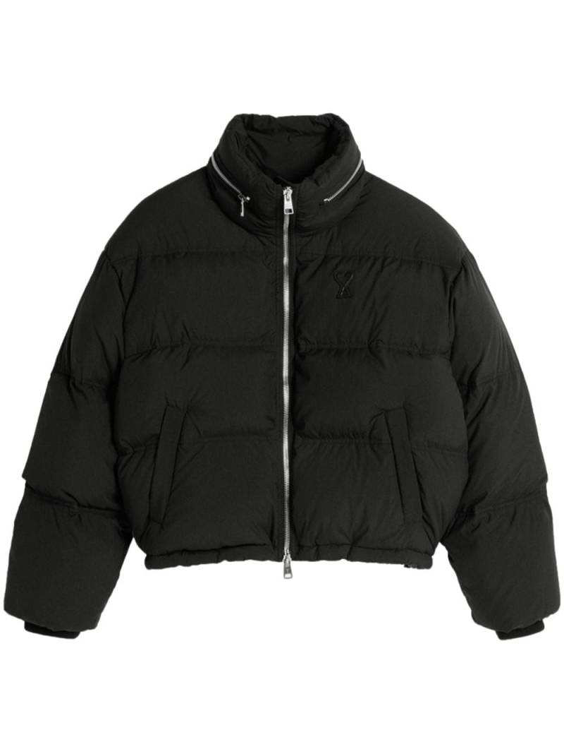 AMI Paris Ami de Coeur down puffer jacket - Black von AMI Paris