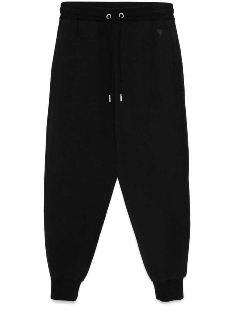 AMI Paris Ami de Coeur-motif track pants - Black von AMI Paris