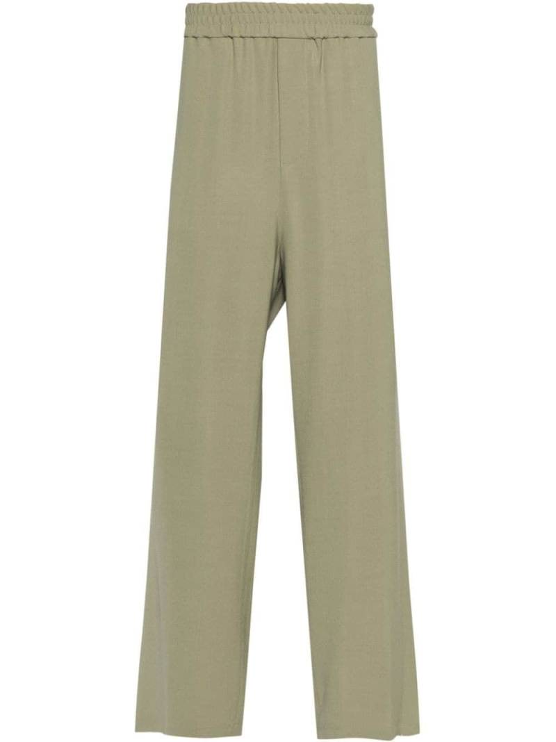 AMI Paris Ami de Coeur-motif trousers - Green von AMI Paris