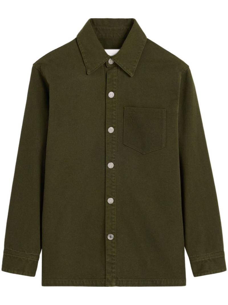 AMI Paris Ami de Coeur overshirt - Green von AMI Paris