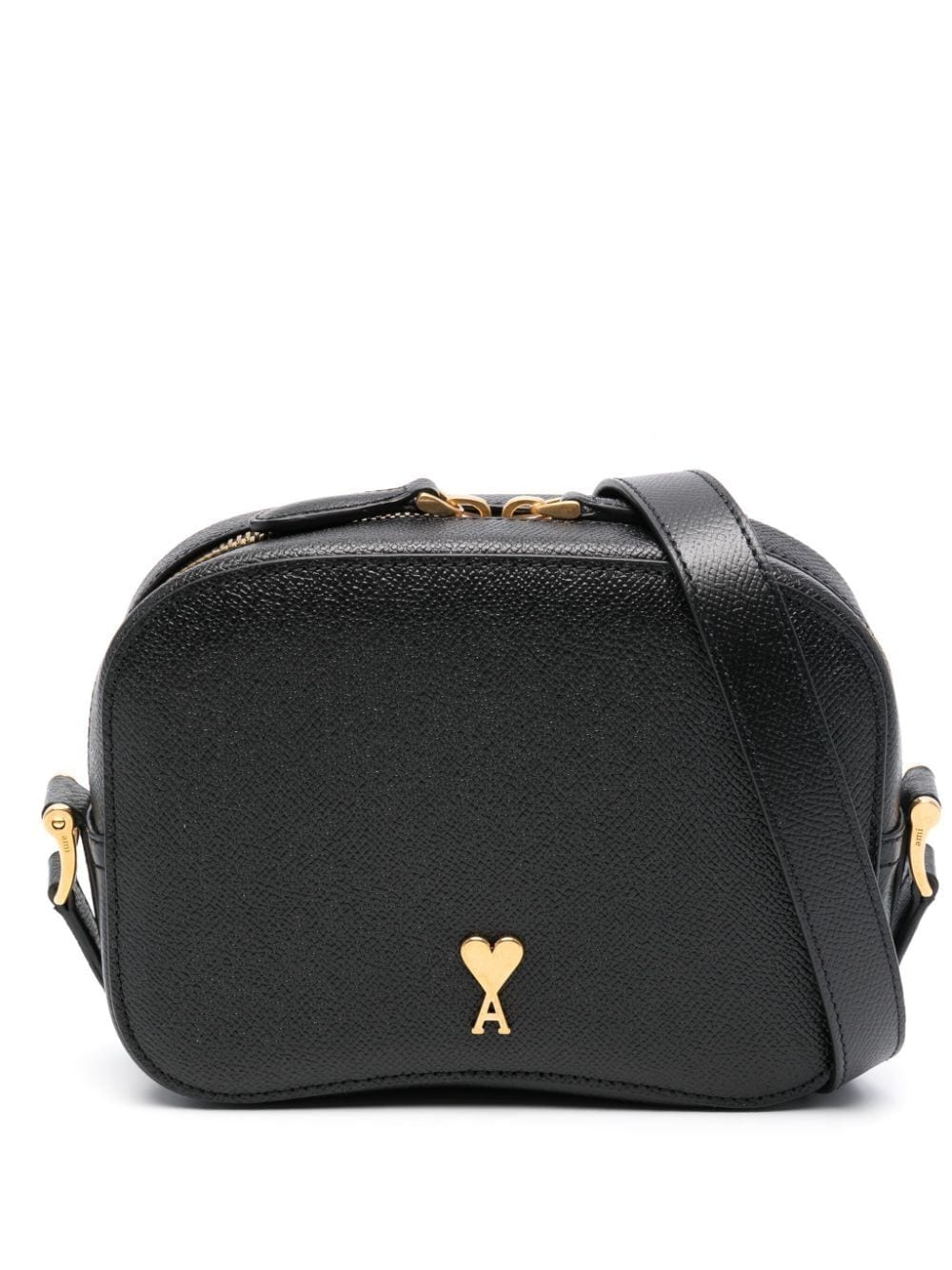 AMI Paris Ami de Coeur-plaque crossbody bag - Black von AMI Paris