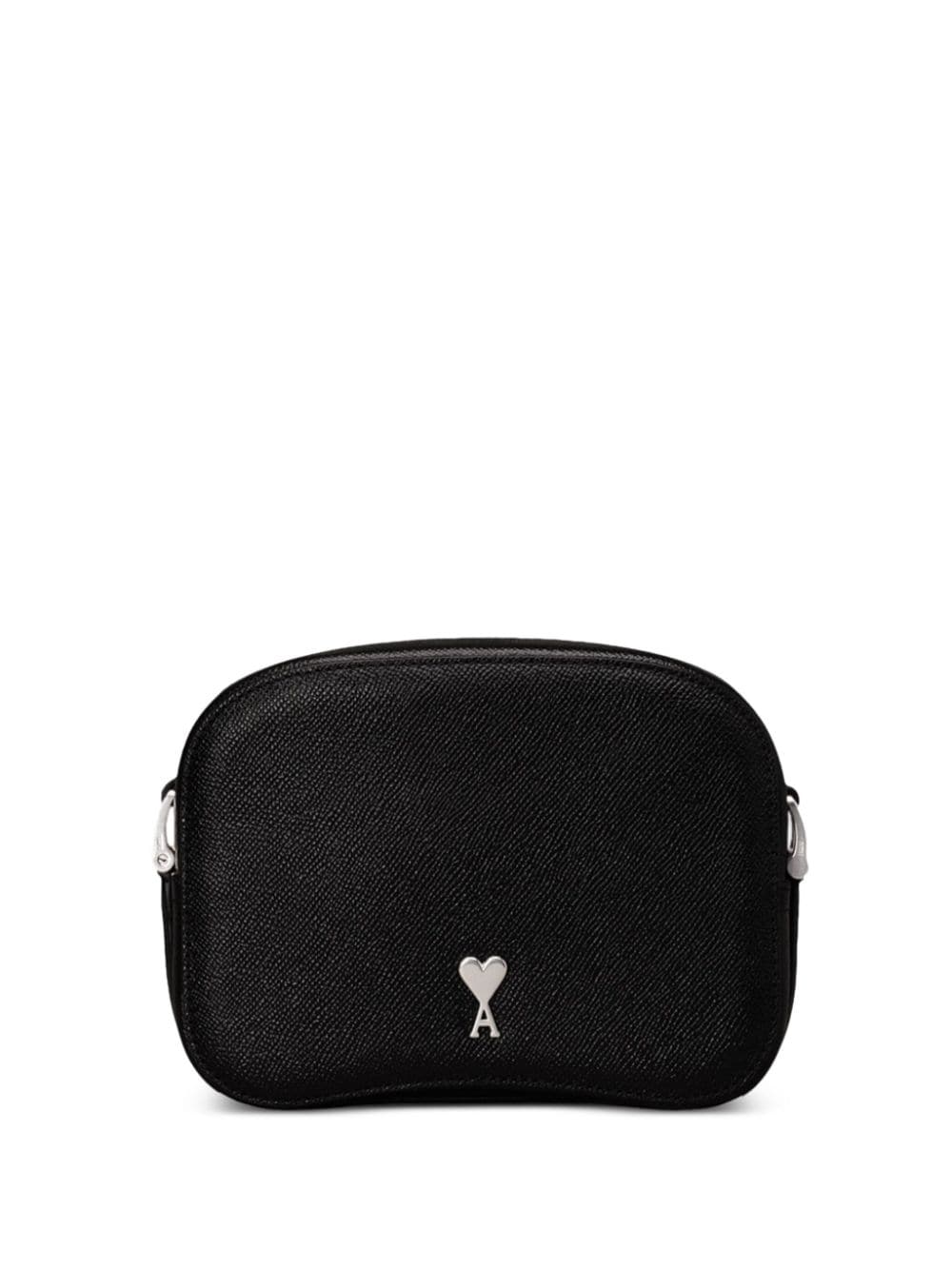 AMI Paris Paris Paris leather camera bag - Black von AMI Paris