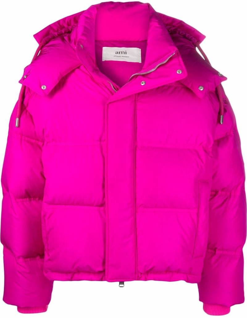 AMI Paris Ami de Coeur puffer jacket - Pink von AMI Paris