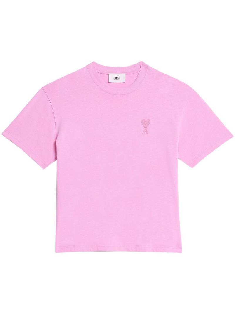 AMI Paris Ami de Coeur short-sleeve T-shirt - Pink von AMI Paris