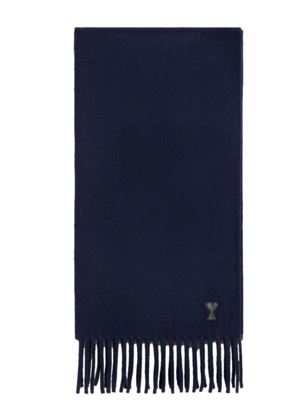 AMI Paris Ami de Coeur wool scarf - Blue von AMI Paris