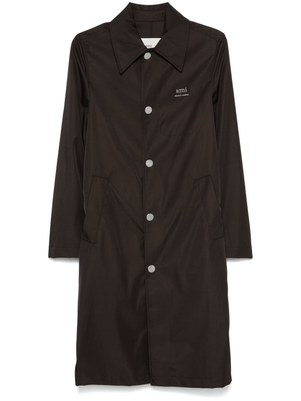 AMI Paris Friend Alexandre Mattiussi raincoat - Brown von AMI Paris