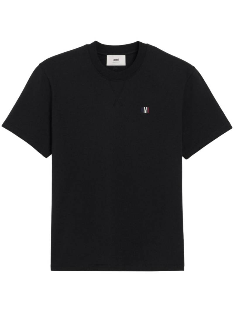 AMI Paris Bleu Blanc Rouge Ami T-shirt - Black von AMI Paris