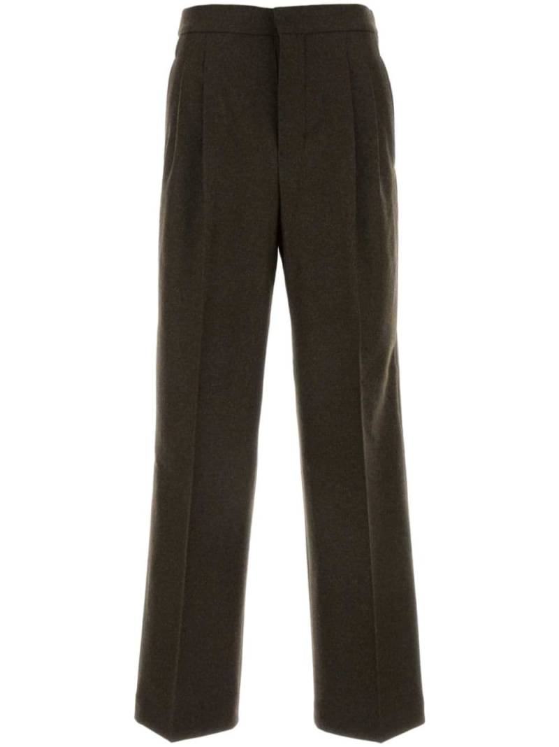 AMI Paris Melange tailored trousers - Brown von AMI Paris