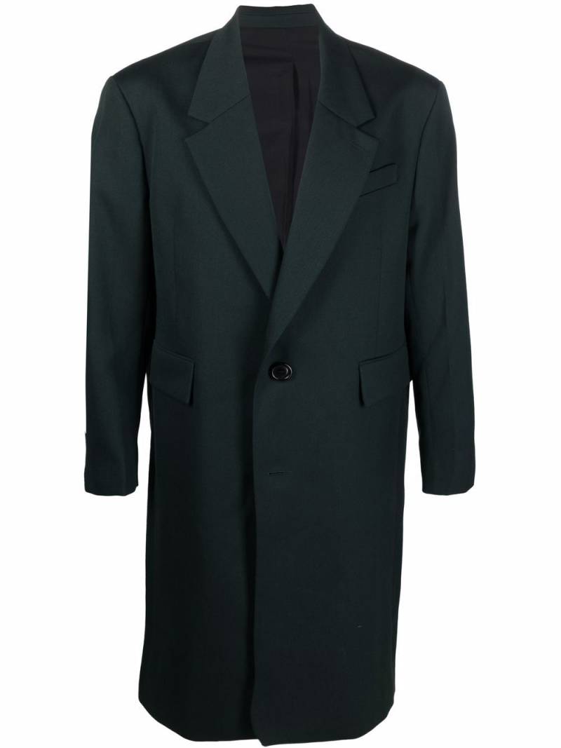 AMI Paris Oversize Two Buttons Coat - Green von AMI Paris