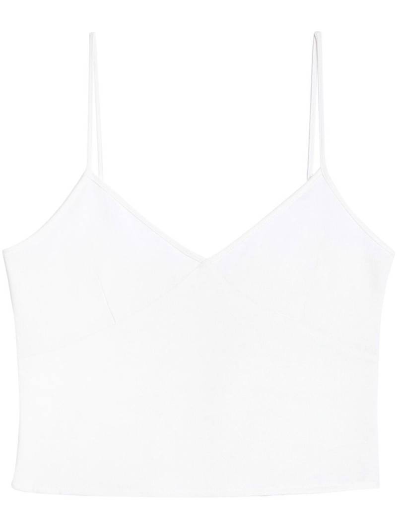 AMI Paris V-neck camisole top - White von AMI Paris