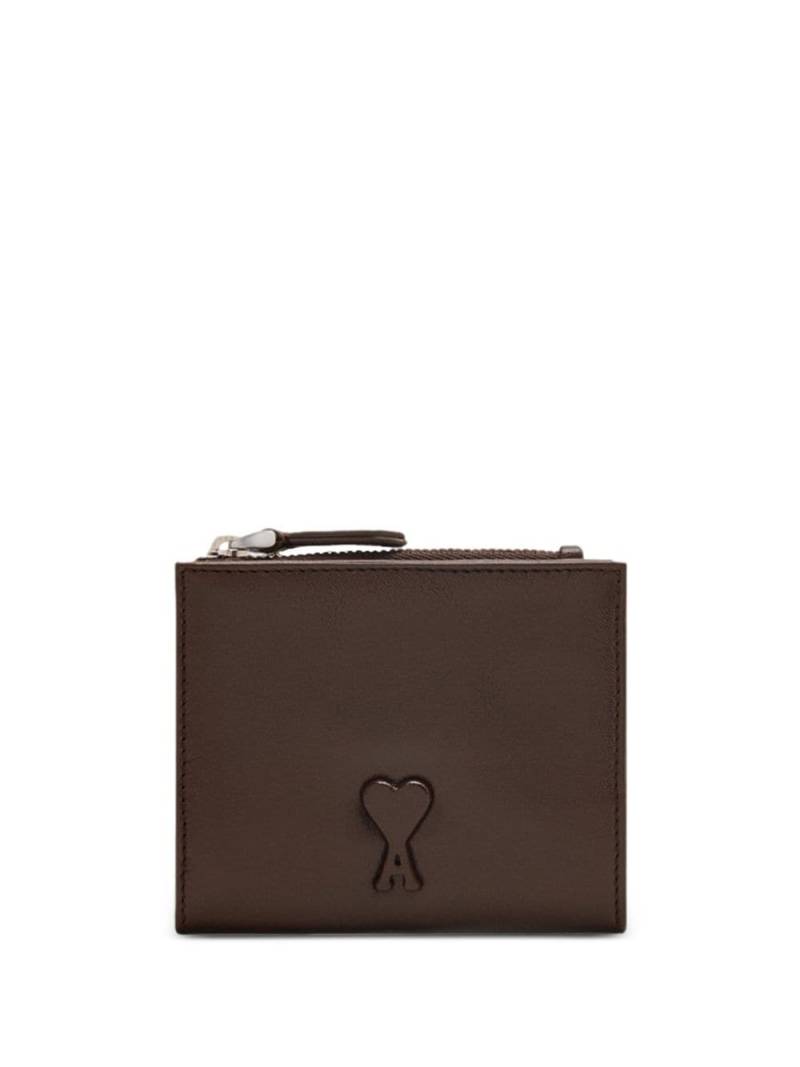 AMI Paris Voulez-Vous folded wallet - Brown von AMI Paris