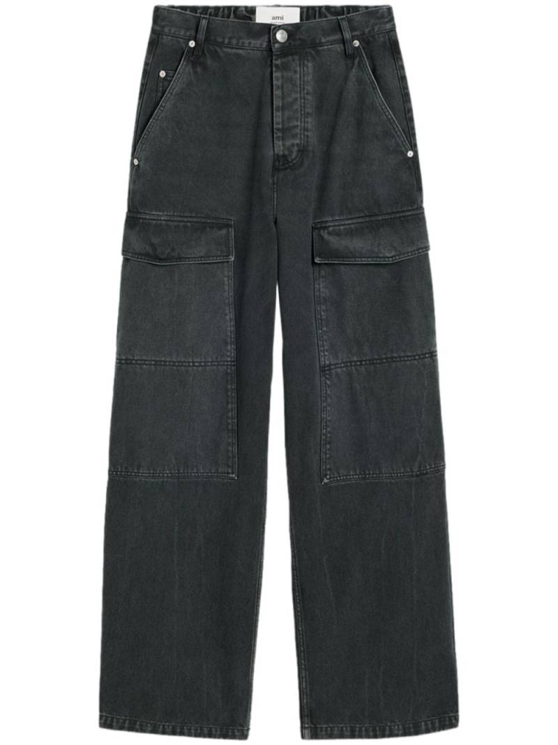 AMI Paris Worker baggy jeans - Black von AMI Paris