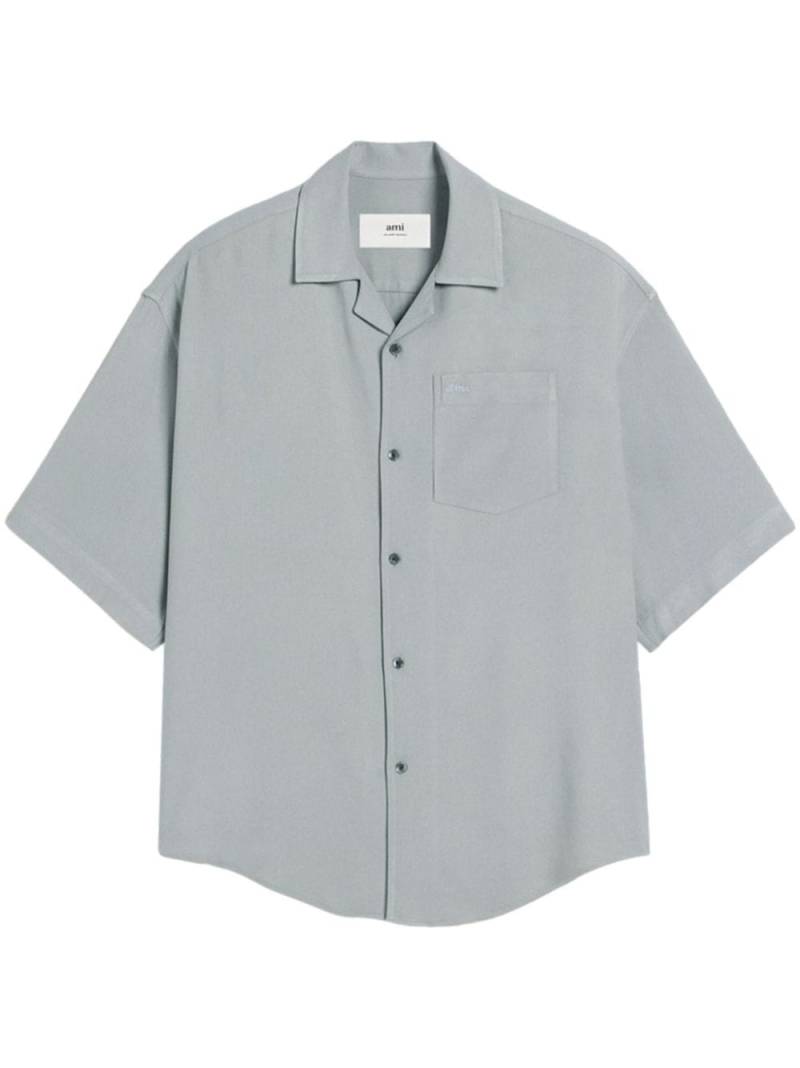 AMI Paris boxy short-sleeve shirt - Grey von AMI Paris