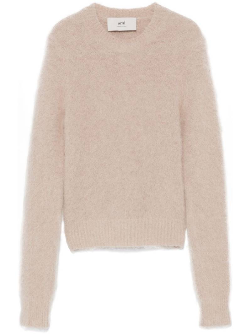 AMI Paris brushed sweater - Neutrals von AMI Paris