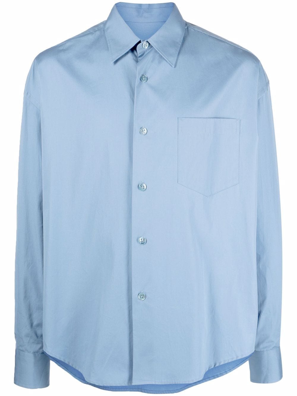 AMI Paris button-up chest pocket shirt - Blue von AMI Paris