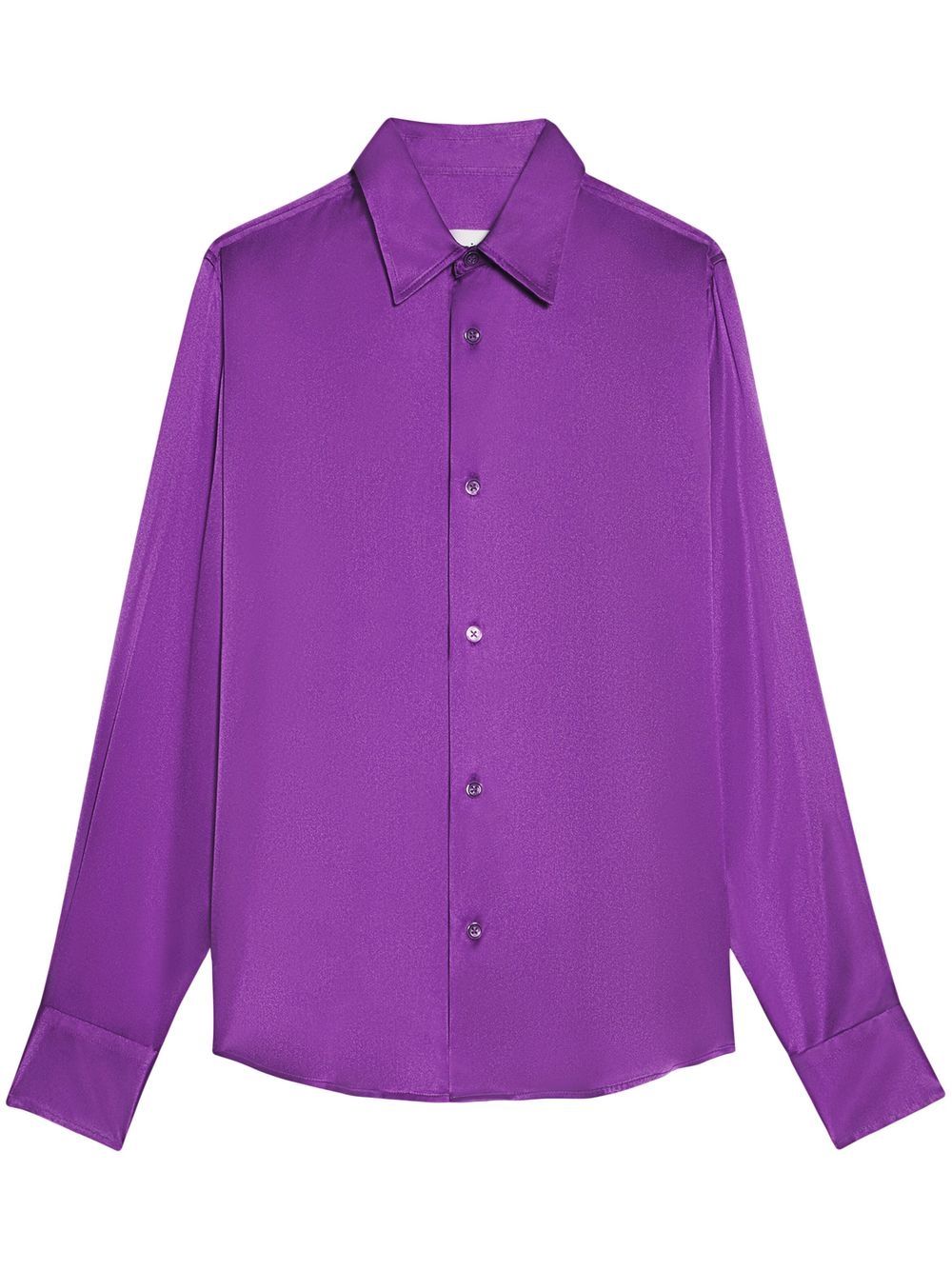 AMI Paris button-up silk shirt - Purple von AMI Paris